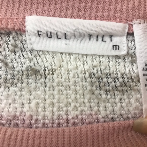 Full Tilt Pink Camo Teddy sweatshirt Sz M - Picture 9 of 10